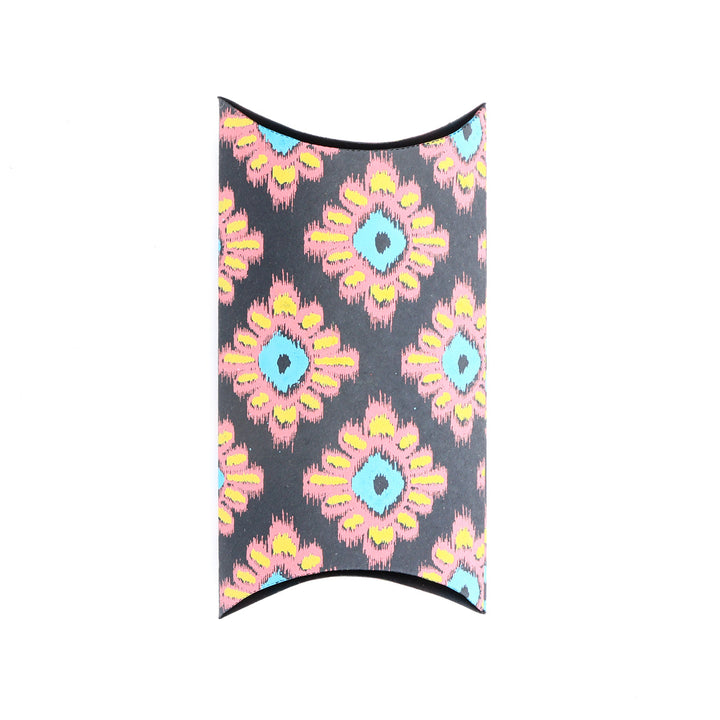 Screen Printed Recycled Cotton Pillow Box – Eco-Friendly Storage with Artistic Design - RPP.BX.102