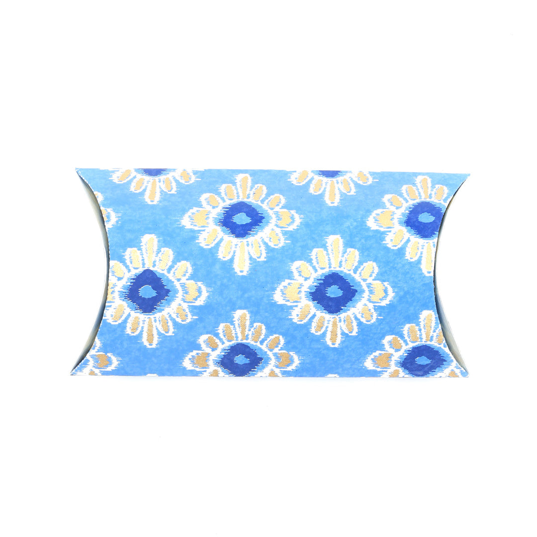 Screen Printed Recycled Cotton Pillow Box – Eco-Friendly Storage with Artistic Design - RPP.BX.103
