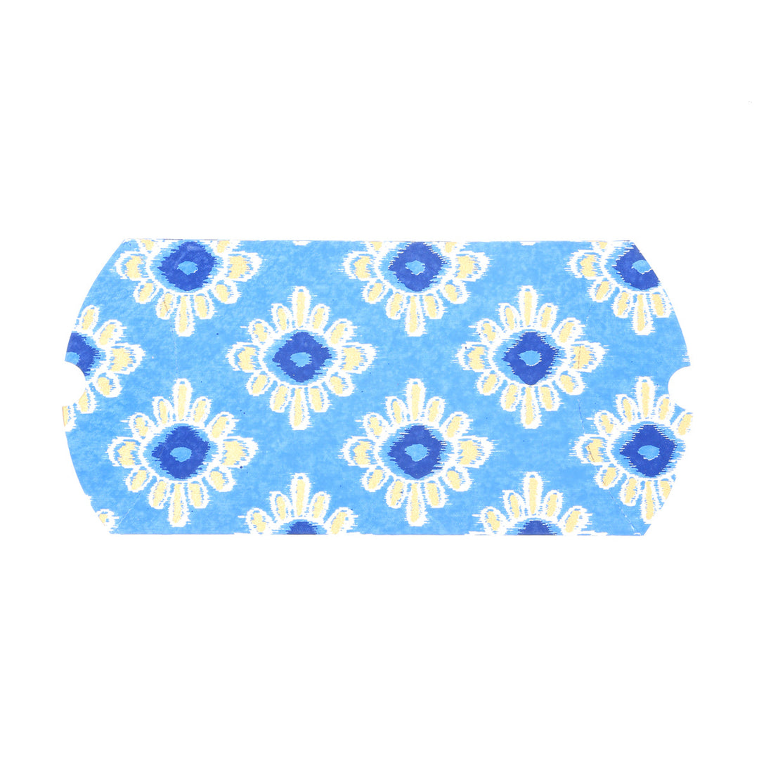 Screen Printed Recycled Cotton Pillow Box – Eco-Friendly Storage with Artistic Design - RPP.BX.103