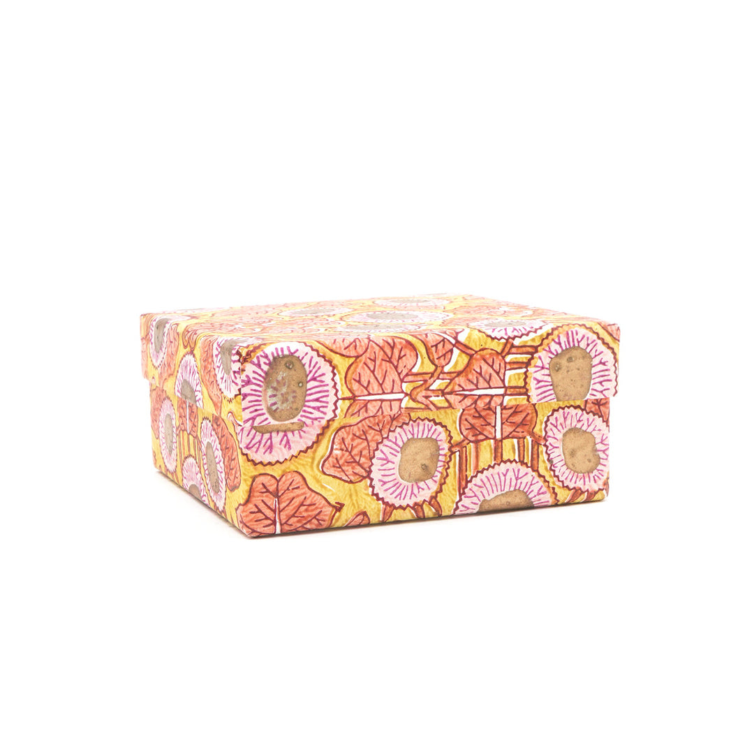 Screen Printed Recycled Cotton Square Nested Boxes – Eco-Friendly & Stylish Storage- RPP.BX.110