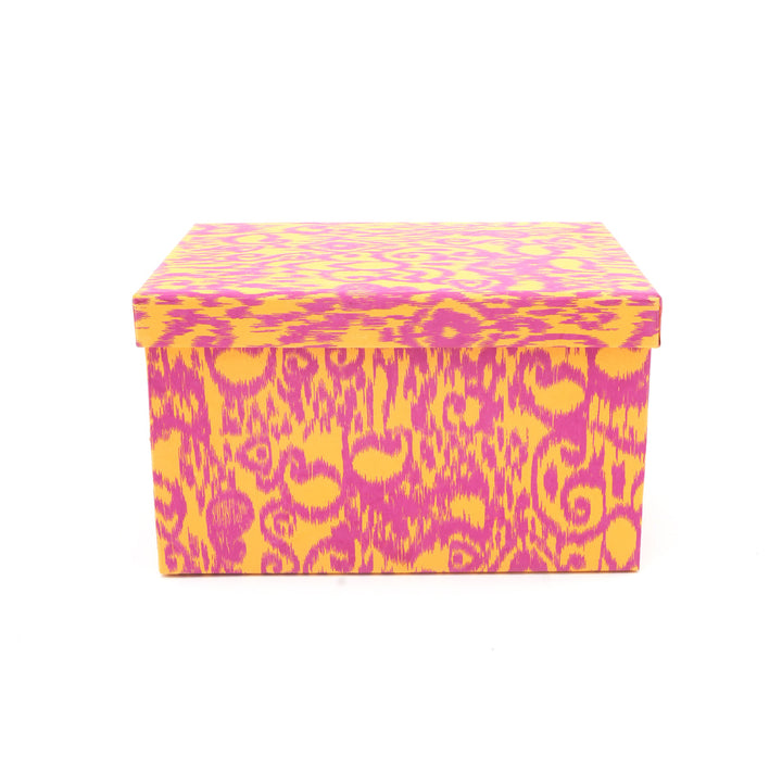 Screen Printed Recycled Cotton Square Nested Boxes – Eco-Friendly & Stylish Storage - RPP.BX.122