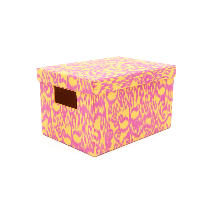 Screen Printed Recycled Cotton Square Nested Boxes – Eco-Friendly & Stylish Storage - RPP.BX.122