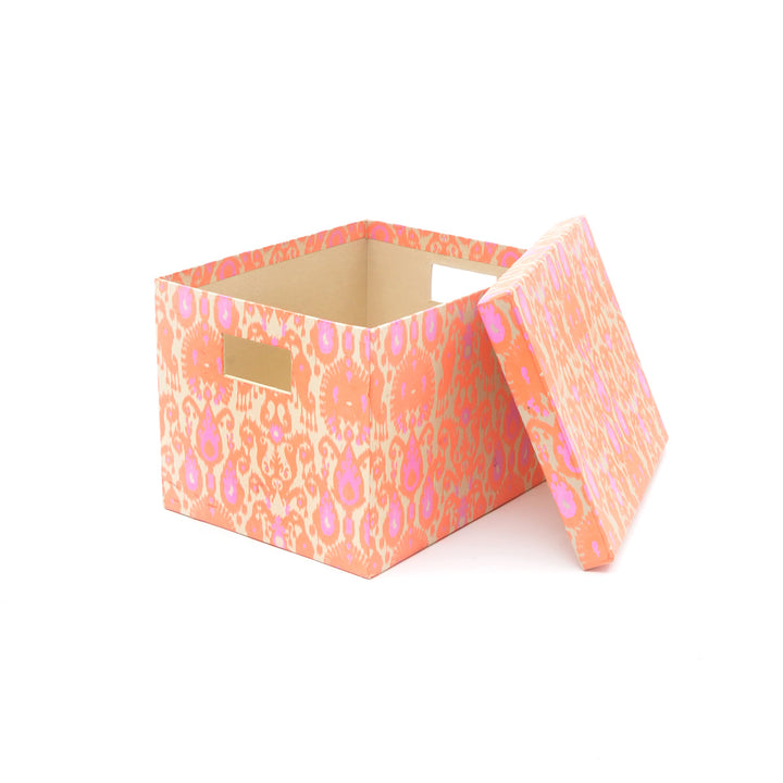 Screen Printed Recycled Cotton Square Nested Boxes – Eco-Friendly & Stylish Storage - RPP.BX.124