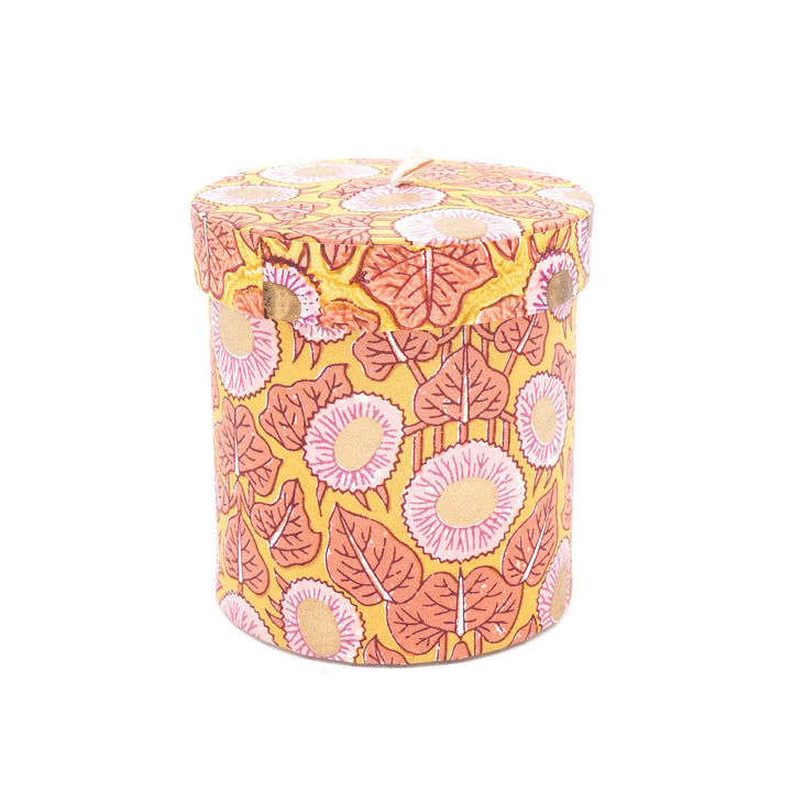 Screen Printed Recycled Cotton Round Nested Boxes – Eco-Friendly Storage with Artistic Flair - RPP.BX.92