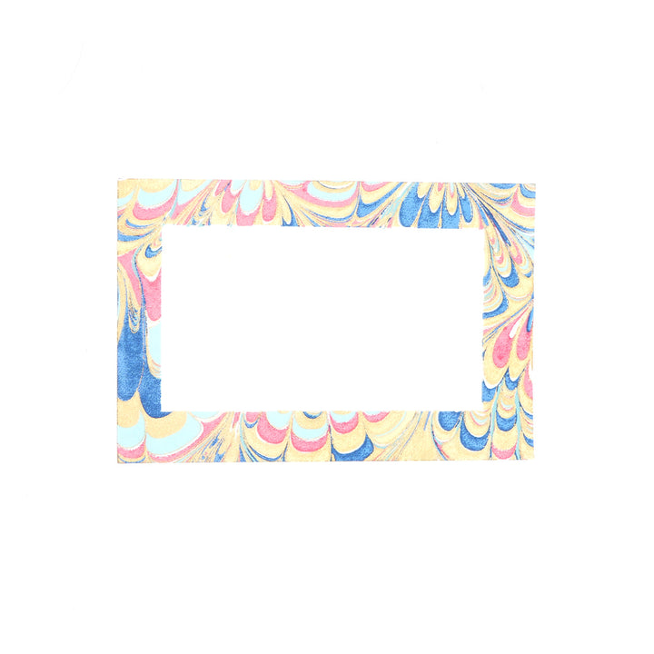Set of 20 Screen Printed Recycled Cotton Cards with Box – Eco-Friendly Greeting Cards - RPP.CRD.114