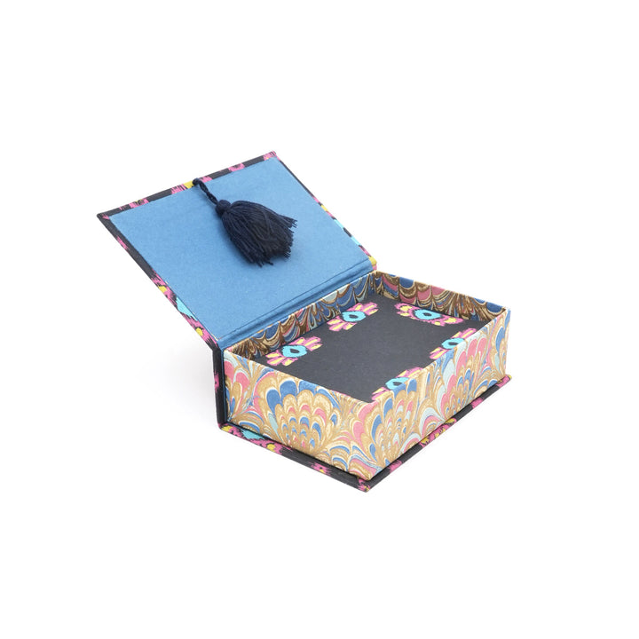 Set of 20 Screen Printed Recycled Cotton Cards with Box – Eco-Friendly Greeting Cards - RPP.CRD.114