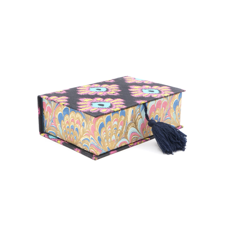 Set of 20 Screen Printed Recycled Cotton Cards with Box – Eco-Friendly Greeting Cards - RPP.CRD.114