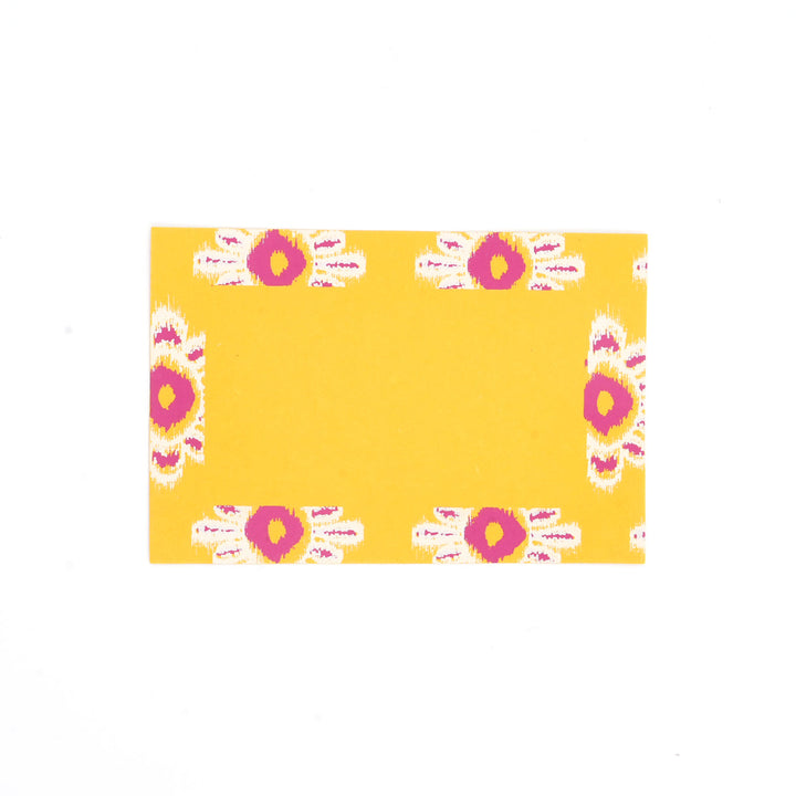 Set of 20 Screen Printed Recycled Cotton Cards with Box – Eco-Friendly Greeting Cards- RPP.CRD.115