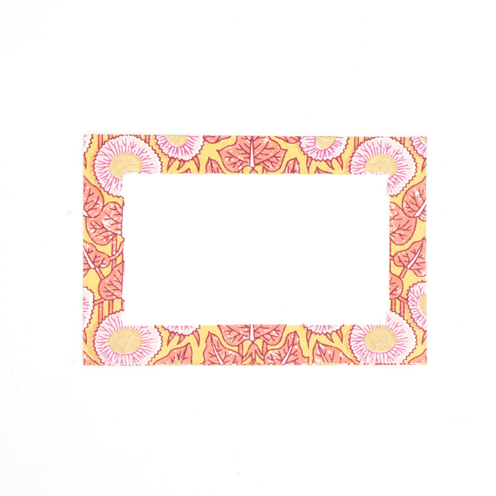 Set of 20 Screen Printed Recycled Cotton Cards with Box – Eco-Friendly Greeting Cards- RPP.CRD.115
