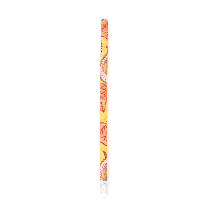 Screen Printed Recycled Cotton Paper Pencils Set of 5 in Glass Tube – Eco-Friendly Writing Tools - RPP.PNCL.120