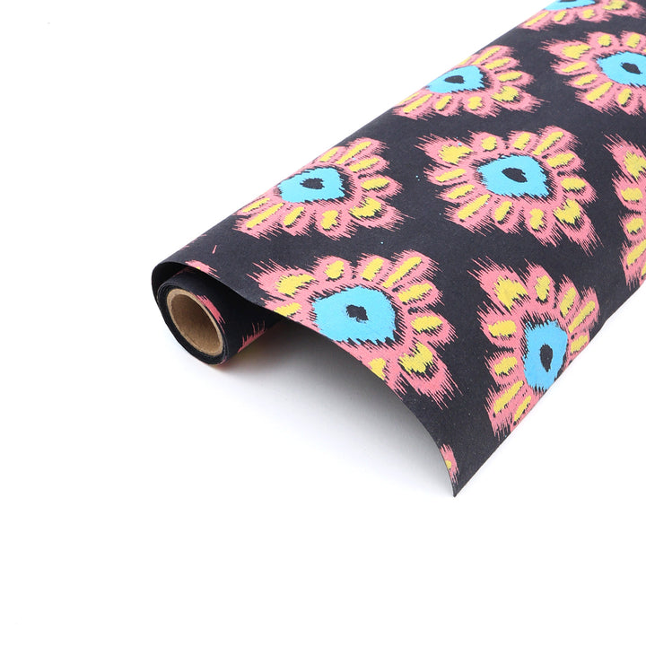 Screen Printed Recycled Cotton Paper Gift Wrap Roll – Eco-Friendly & Stylish Packaging - RPP.WRP.106