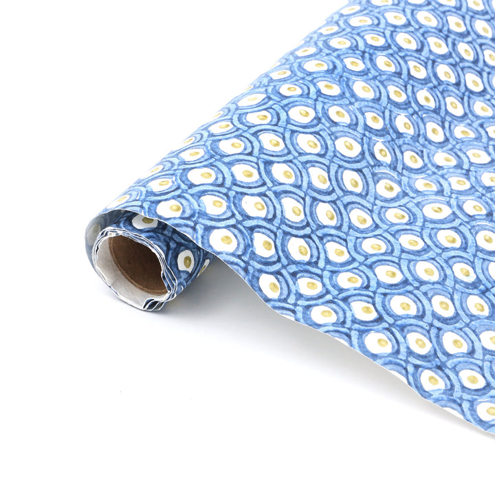 Screen Printed Recycled Cotton Paper Gift Wrap Roll – Eco-Friendly & Stylish Packaging - RPP.WRP.108