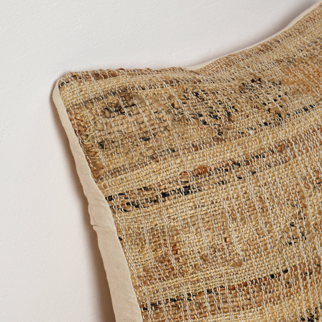 Coussin Kilim en Jute - Beige