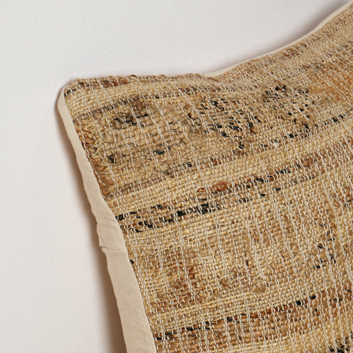Coussin Kilim en Jute - Beige