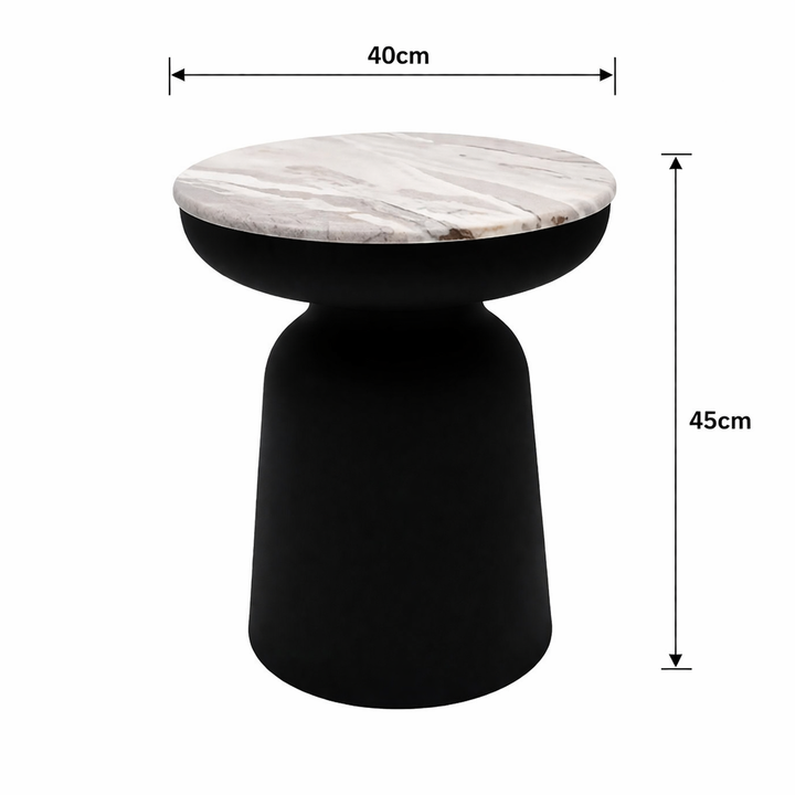 Toronto  Drum  Martini Side Table