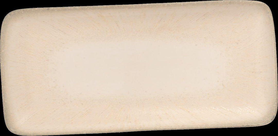 Set of 6 Iris Grey Rectangular Plate 28 x 14 cm – Fine Porcelain