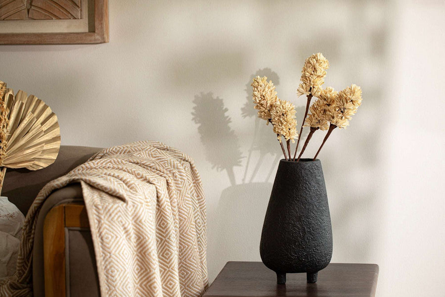 Malar Dried Sesame Seed Stems Off White Set of 5