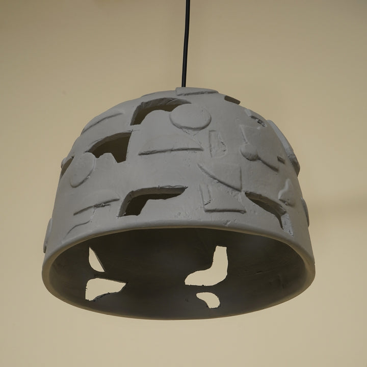 Petros Hanging Lamp Small - Grey