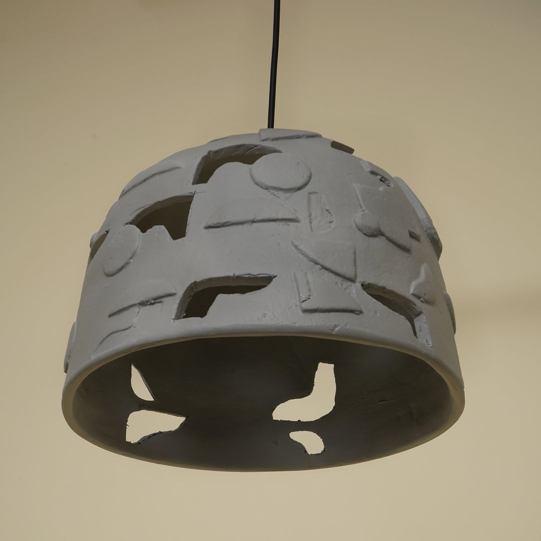 Petros Hanging Lamp Small - Grey