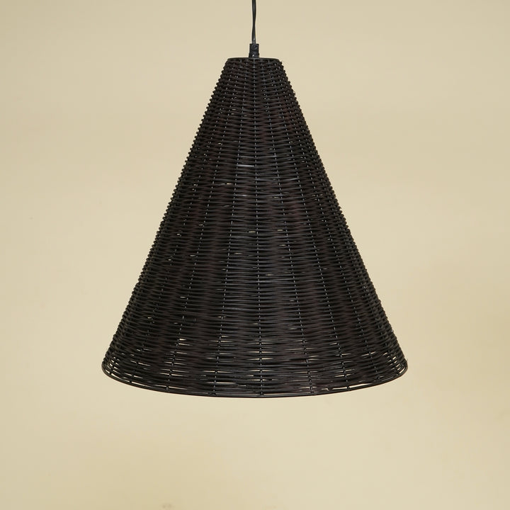 Rattan Hanging Lamp - Dark Brown