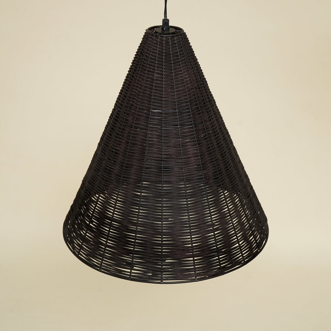 Rattan Hanging Lamp - Dark Brown