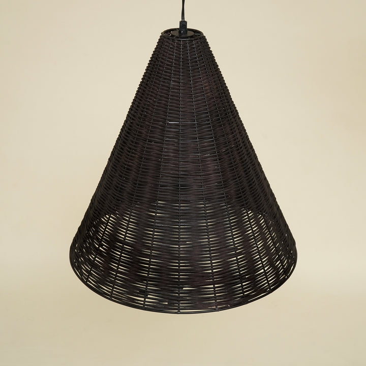 Rattan Hanging Lamp - Dark Brown