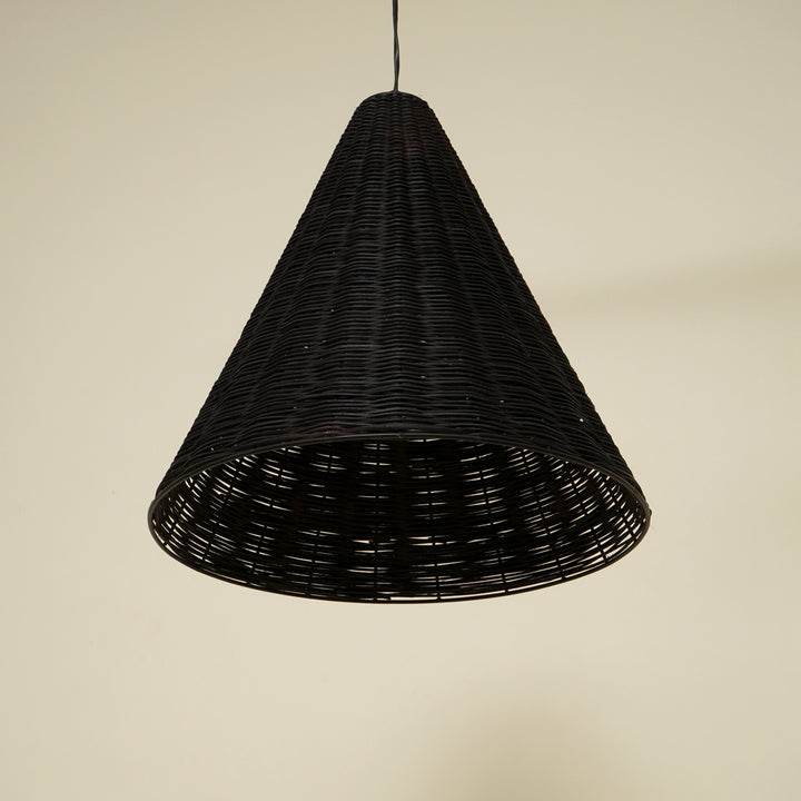 Rattan Hanging Lamp - Dark Brown