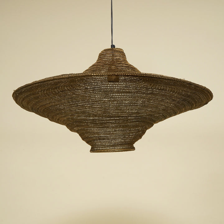 Goldene Pendelleuchte mit Kabel - Klein