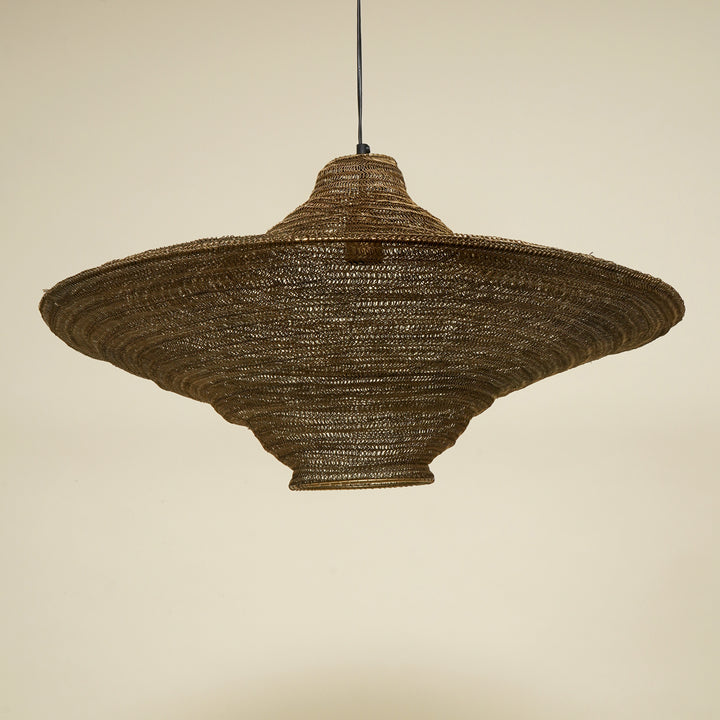 Goldene Pendelleuchte mit Kabel - Klein