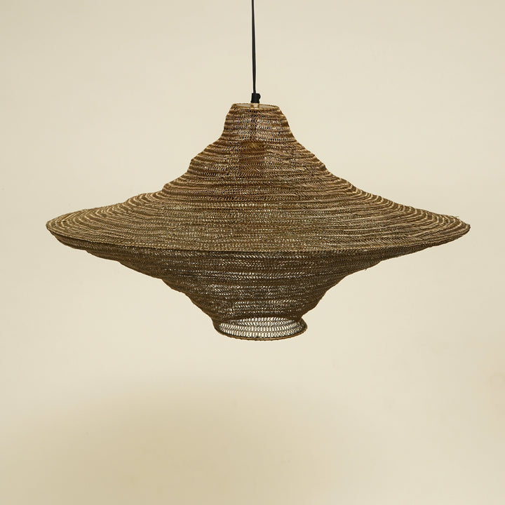 Goldene Pendelleuchte mit Kabel - Klein