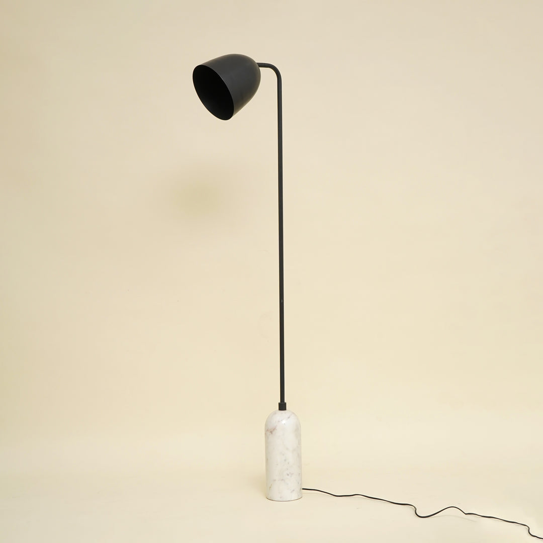 Cusp Floor Lamp - Black White