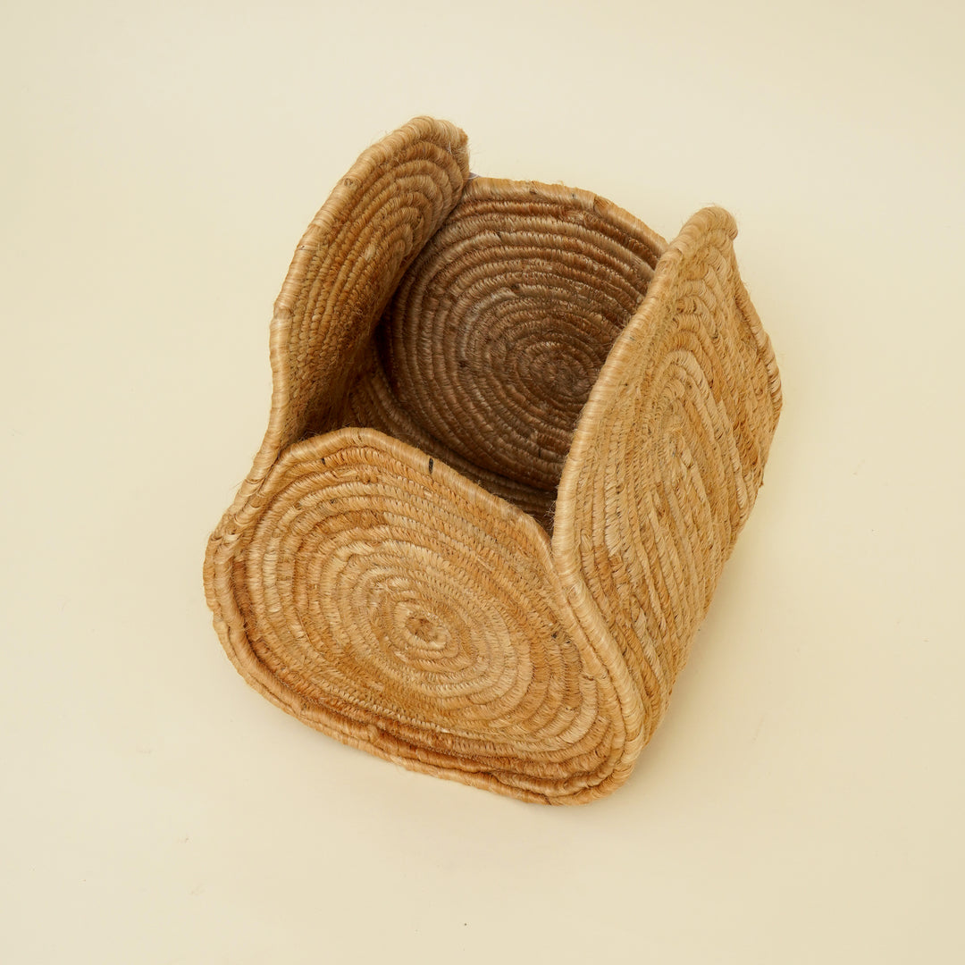 Jute Storage Basket  - Light Brown