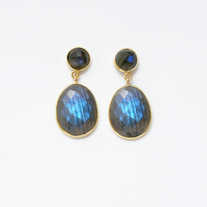 Grey Drop Earrings – Intriguing Matte Finish