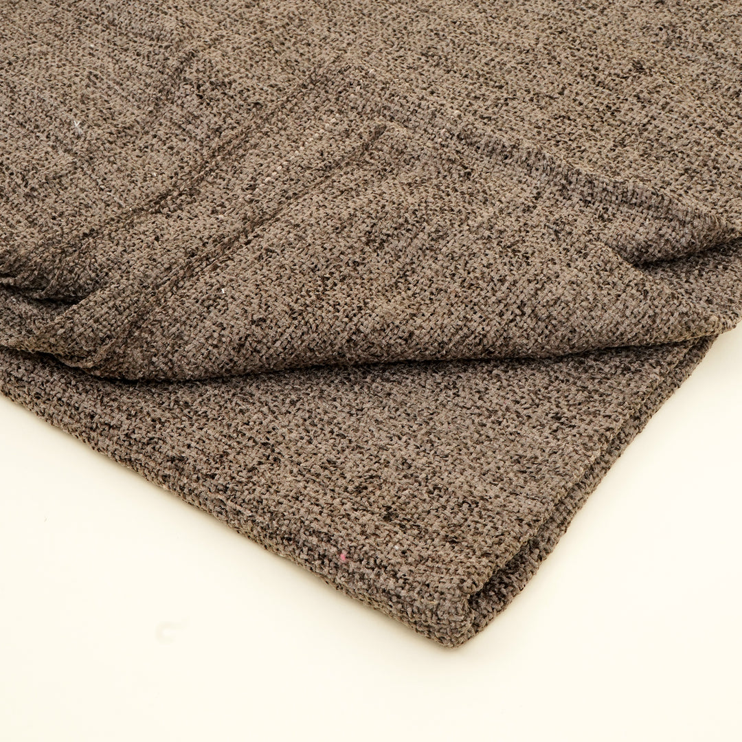 Coperta in Chenille di Cotone - Grigio Scuro