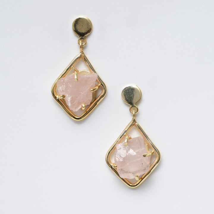 Rose-Toned Earrings – Radiant Finish