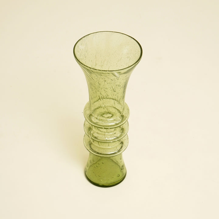 Glass Vase (15X15X40) - Green