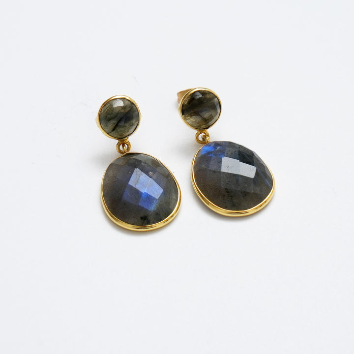 Grey Drop Earrings – Intriguing Matte Finish