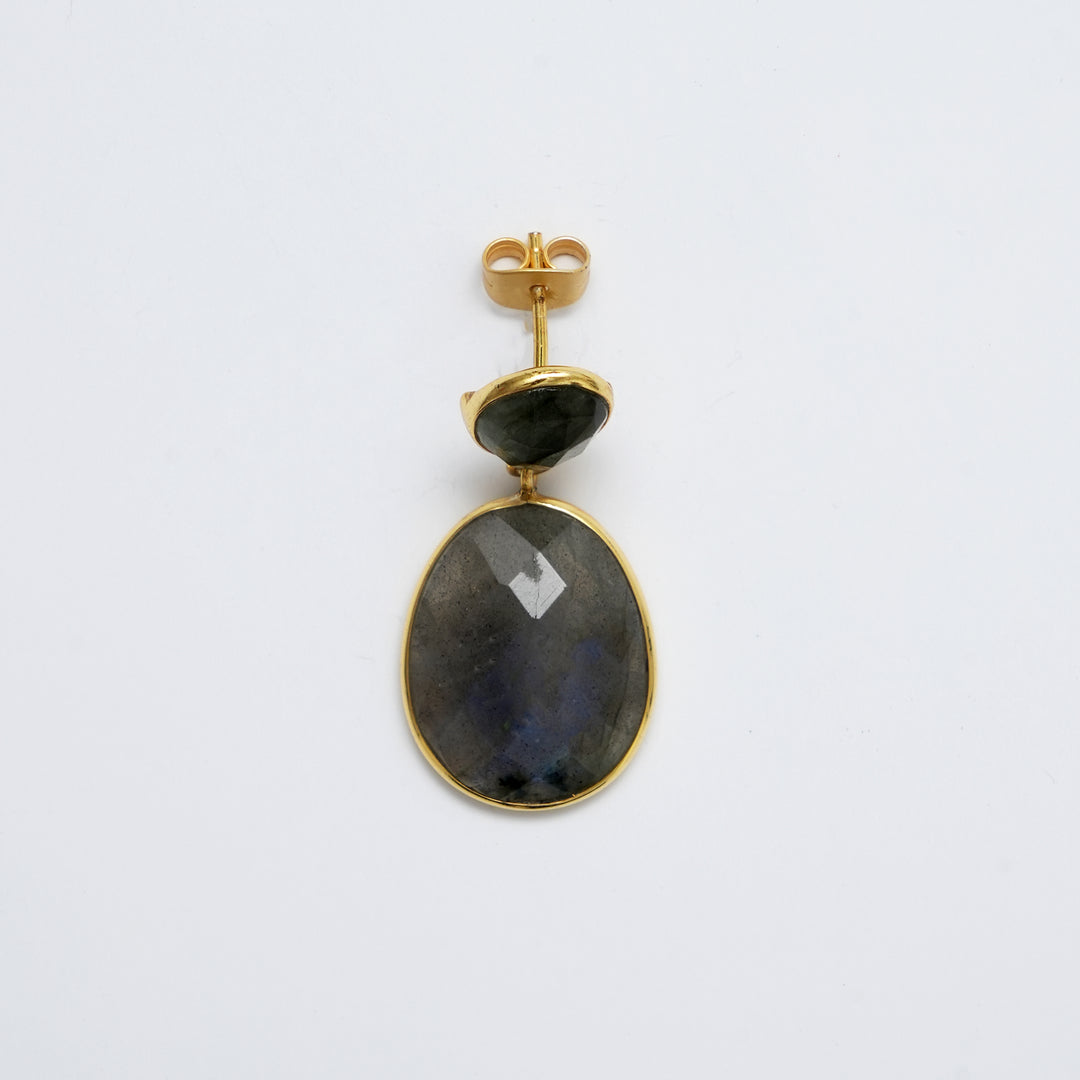 Grey Drop Earrings – Intriguing Matte Finish