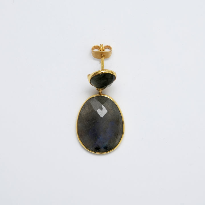 Grey Drop Earrings – Intriguing Matte Finish