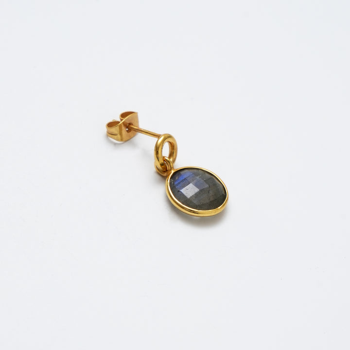 Round Drop Earrings – Evening Glow Finish