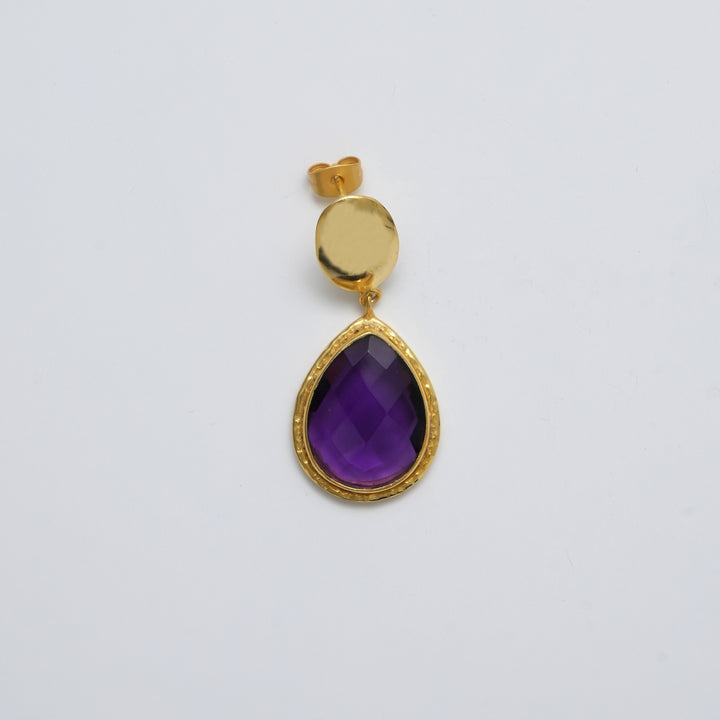 Quartz Drop Earrings – Royal Finish