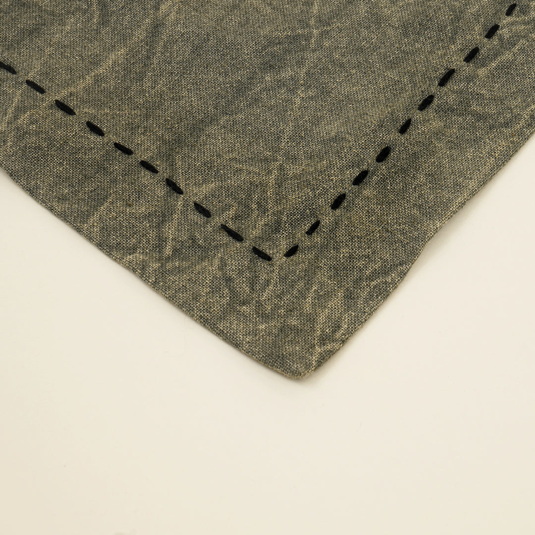 Set of Two Cotton/Linen Napkin - Green