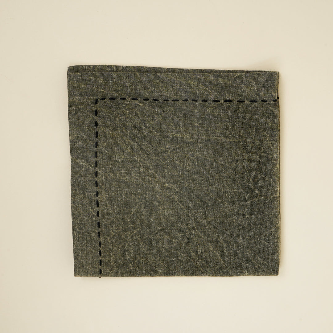 Set of Two Cotton/Linen Napkin - Green