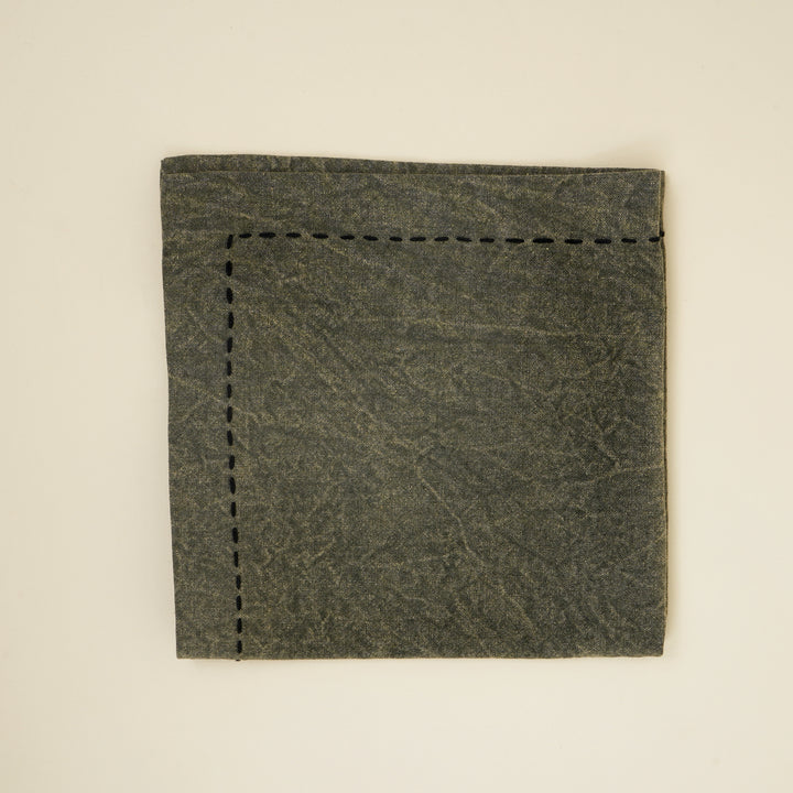 Set of Two Cotton/Linen Napkin - Green