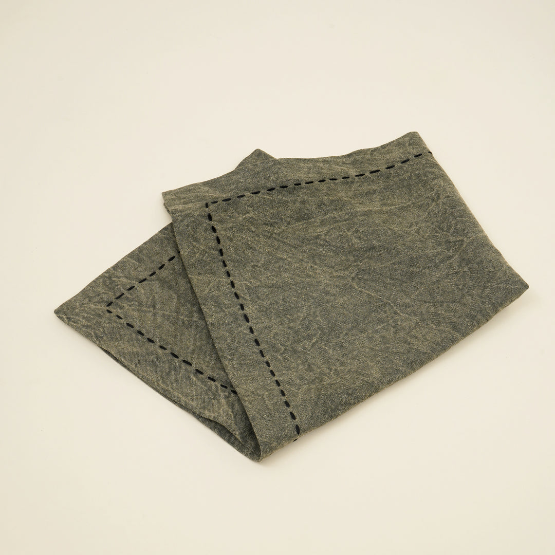 Set of Two Cotton/Linen Napkin - Green
