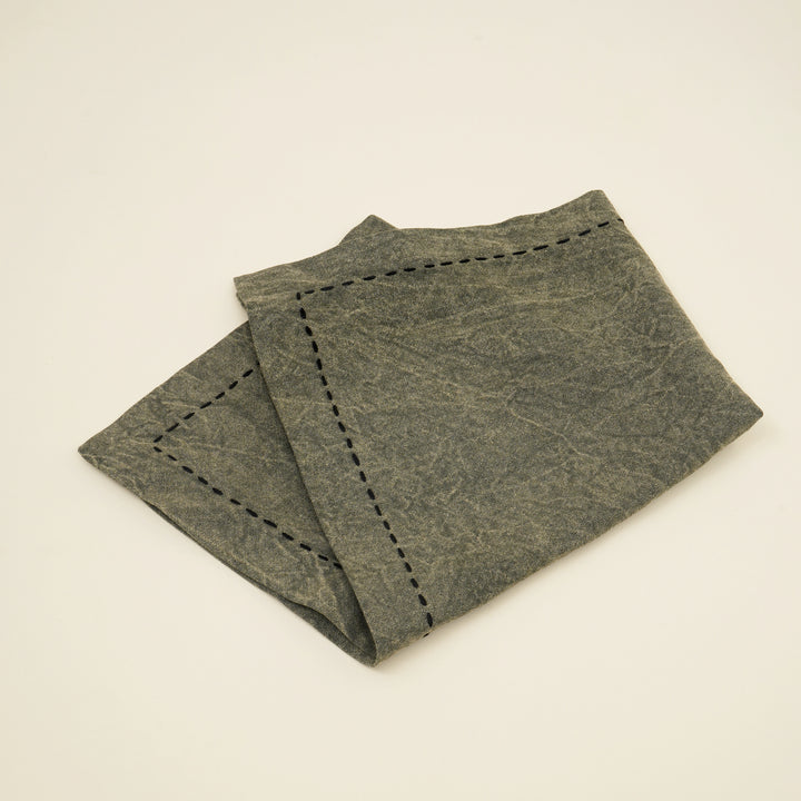 Set of Two Cotton/Linen Napkin - Green