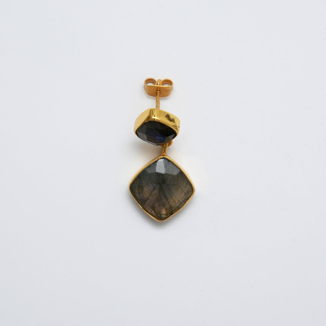 Midnight Glow Earrings – Gold Toned Finish