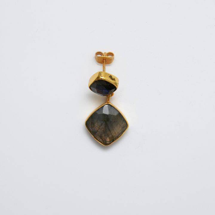 Midnight Glow Earrings – Gold Toned Finish