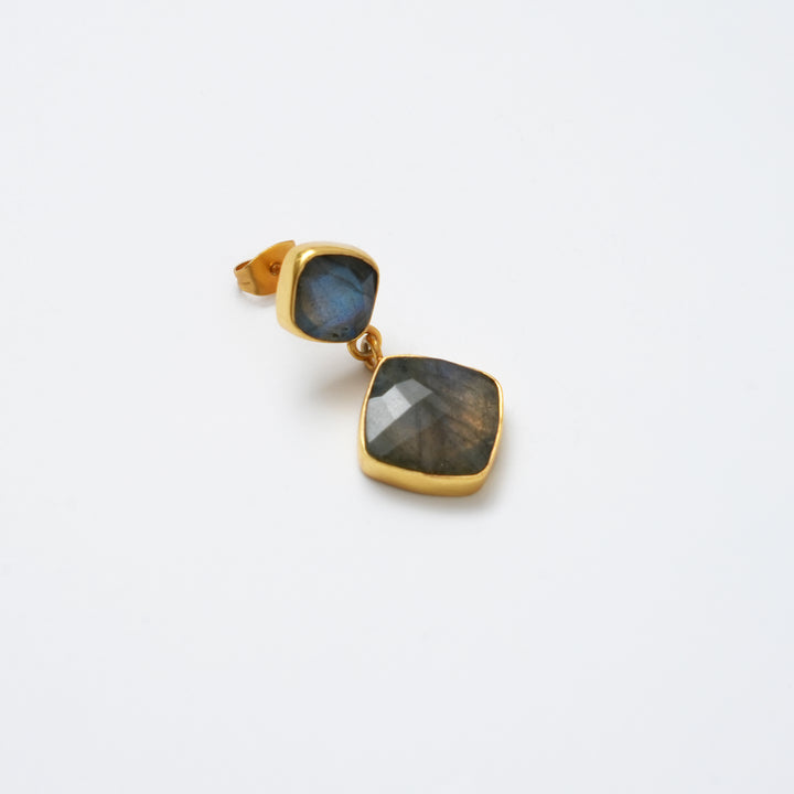 Midnight Glow Earrings – Gold Toned Finish