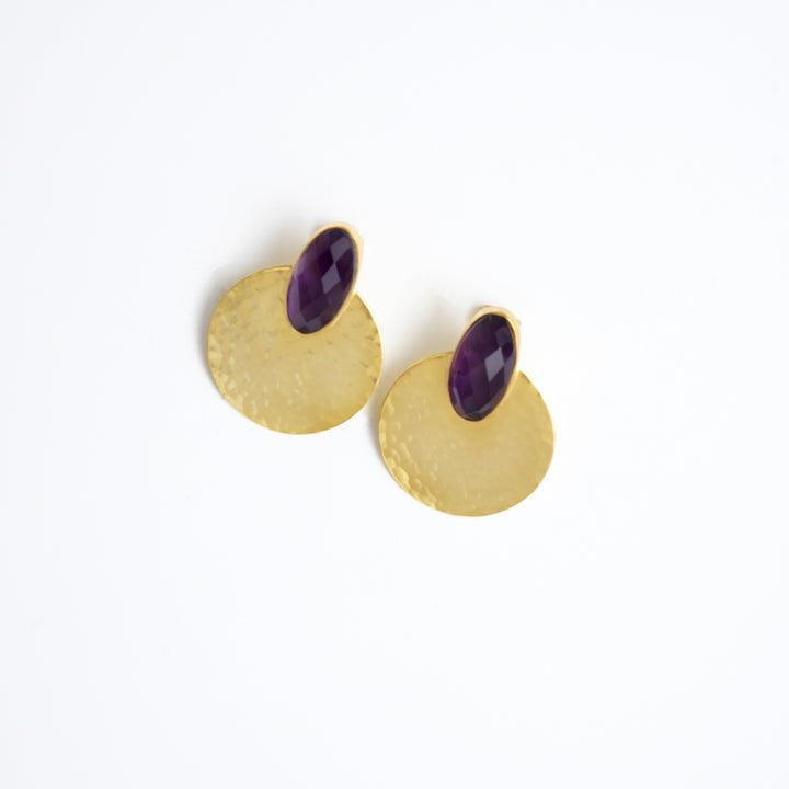 Twilight Stud Earrings – Gold Finish